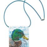 Mallard Duck Tiny Mini Amulet Bag Peyote Seed Bead Pattern or KIT DIY Bird-Maddiethekat Designs