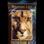 Mountain Lion Small Panel Peyote Bead Pattern PDF or KIT DIY-Maddiethekat Designs