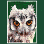 Owl 07 Small Peyote Bead Pattern PDF or Bead Kit