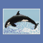 Orca Small Peyote Bead Pattern PDF or Bead Kit
