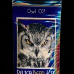 Owl 02 Small Panel Peyote Seed Bead Pattern PDF or KIT DIY Bird-Maddiethekat Designs