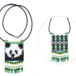Panda Bear 03 Tiny Mini Amulet Bag Peyote Bead Pattern PDF or KIT DIY-Maddiethekat Designs
