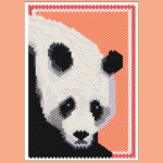 Panda Bear 02 Small Peyote Bead Pattern PDF or Bead Kit