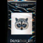 Raccoon Brick Stitch Seed Bead Pattern PDF or KIT DIY Racoon-Maddiethekat Designs