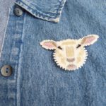 sheep delica seed beaded pin lamb maddiethekat designs 2