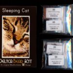 Sleeping Cat Small Panel Peyote Bead Pattern PDF or KIT DIY-Maddiethekat Designs