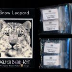 Snow Leopard 01 Larger Panel Peyote Seed Bead Pattern PDF or KIT DIY-Maddiethekat Designs