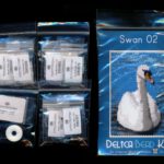 swan 02 small panel peyote bead pattern pdf or kit bird maddiethekat designs 2