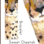 Sweet Cheetah Wide Cuff Bracelet Peyote Bead Pattern PDF or Bead Kit
