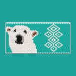 Polar Bear Tiny Peyote Bead Pattern PDF or Bead Kit