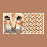 Orange Cat 02 Tiny Peyote Bead Pattern PDF or Bead Kit