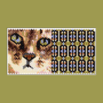 Orange Cat 01 Tiny Peyote Bead Pattern PDF or Bead Kit