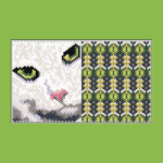 White Cat 01 Tiny Peyote Bead Pattern PDF or Bead Kit