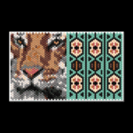 Wild Cat Series Tiger Tiny Peyote Bead Pattern PDF or Bead Kit