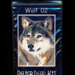 Wolf 02 Small Panel Peyote Bead Pattern PDF or KIT DIY-Maddiethekat Designs
