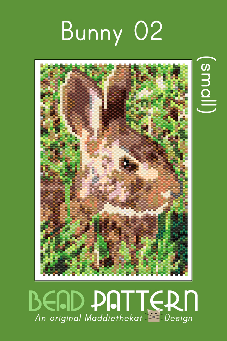 Bunny 02 Small Peyote Beed Pattern PDF