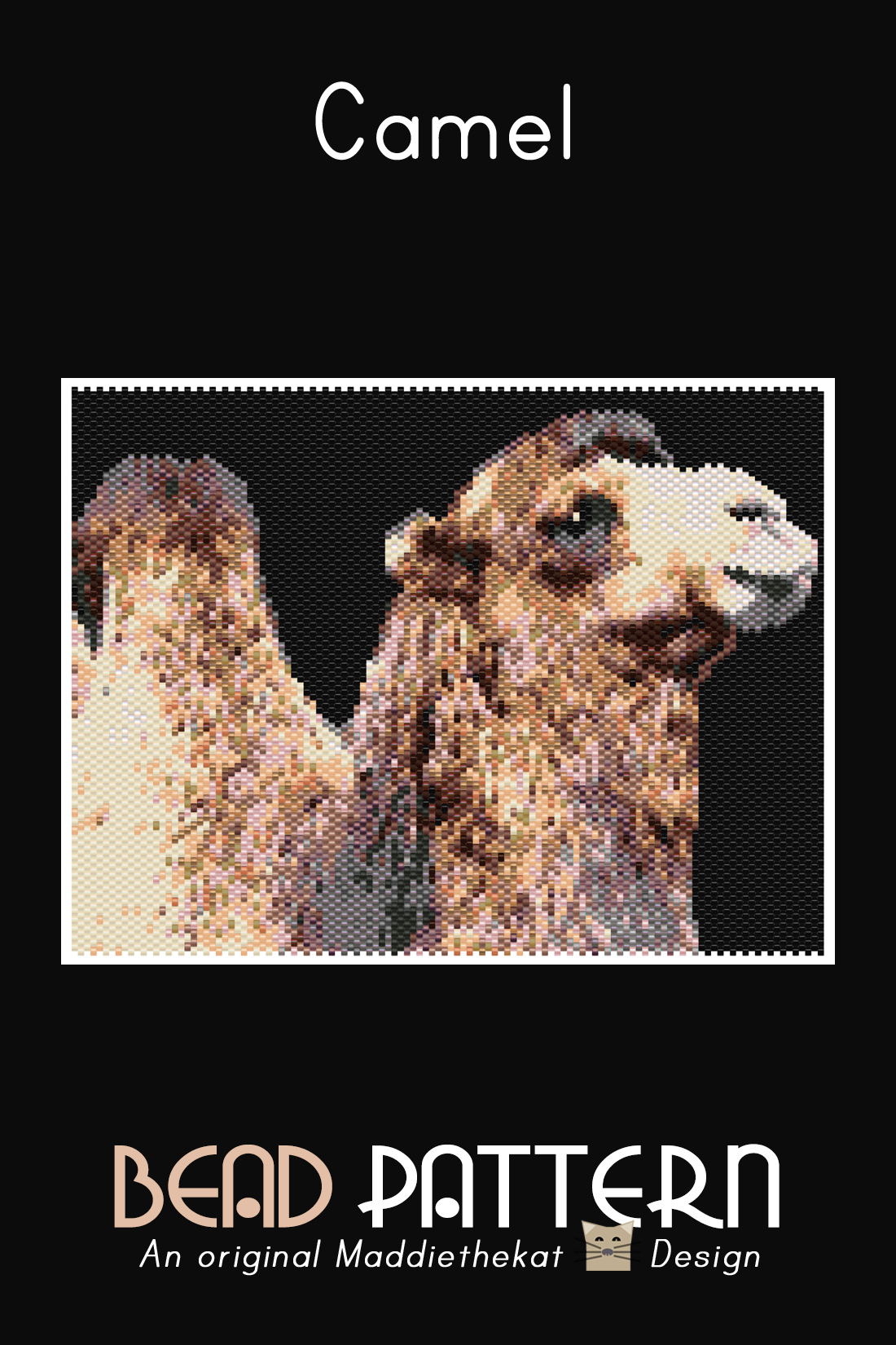 Camel Larger Peyote Bead Pattern PDF