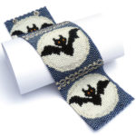 Moon Bats Beaded Bracelet
